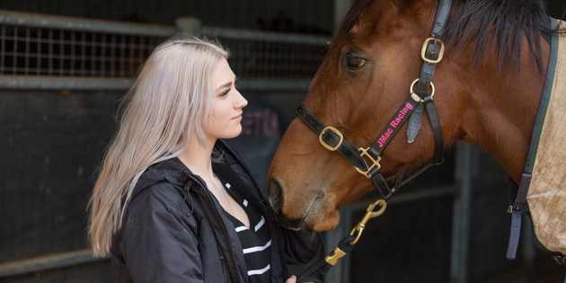 Cody Canham with horse