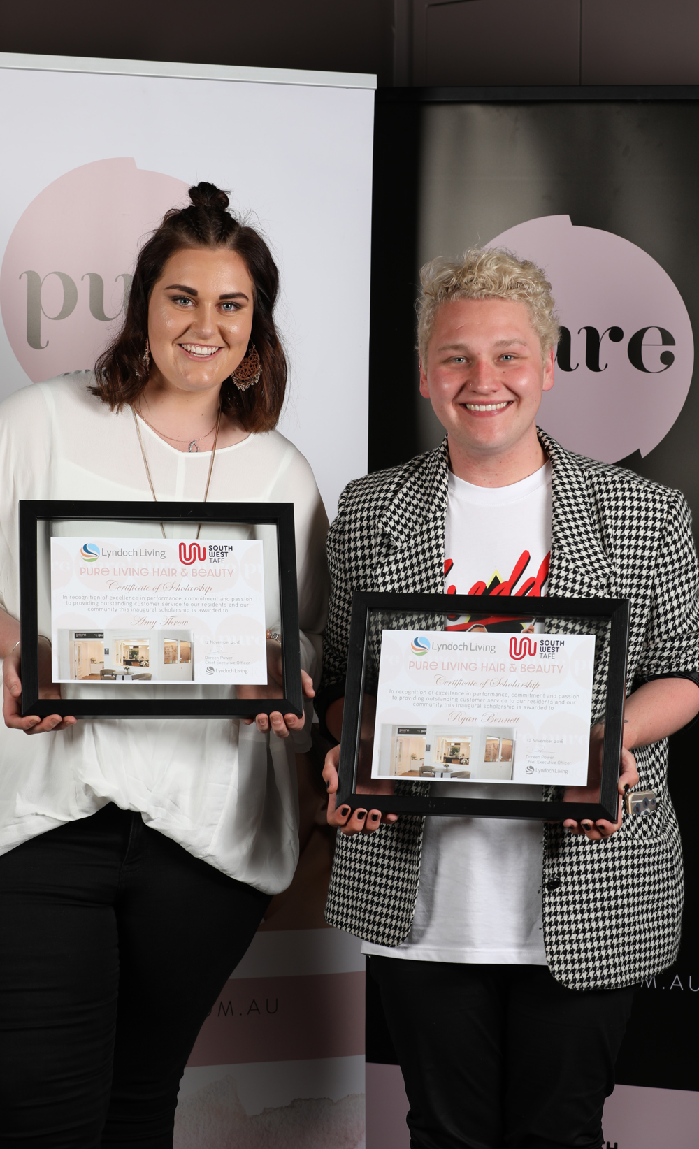 SWTAFE top students recognised at Pure awards