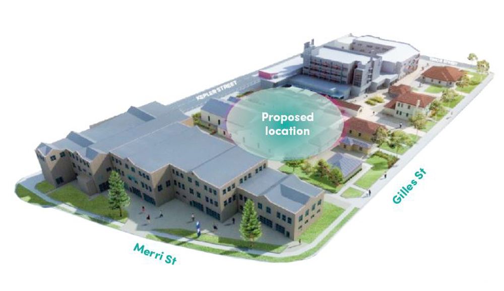 The proposed location of the new Learning and Library Hub in Warrnambool on the South West TAFE campus