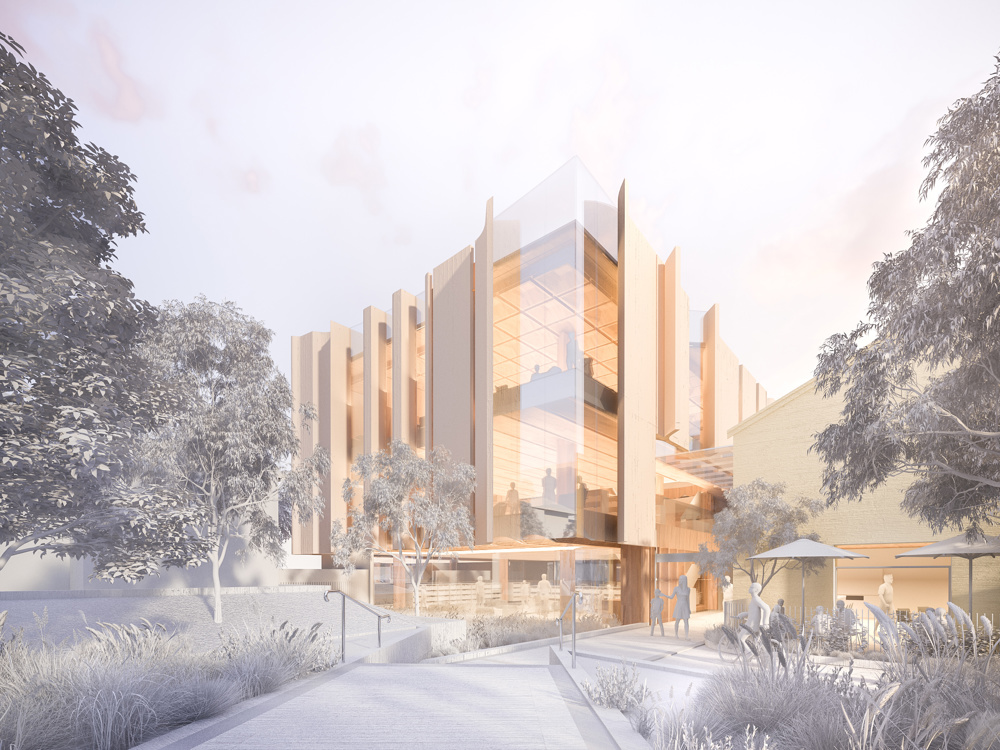 Concept art of Warrnambool's Learning and Library Hub