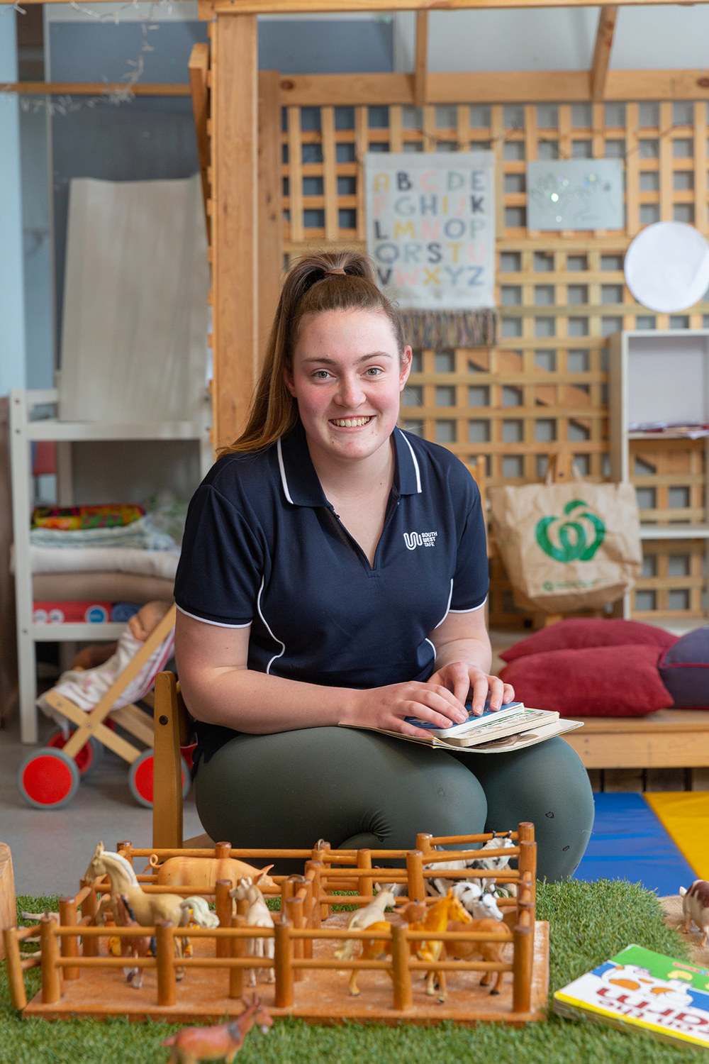 Brianna Gass studied the Certificate III in Early Childhood Education and Care at South West TAFE