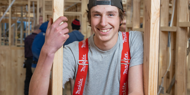 SWTAFE building and construction apprentice Dominic