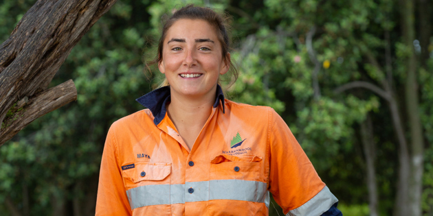 SWTAFE working in park maintenance
