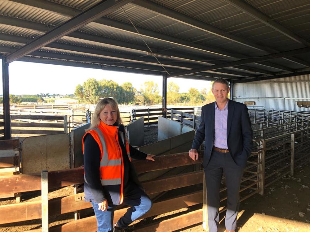 Minister for Training and Skills, Gayle Tierney, and South West TAFE CEO Mark Fidge visited Injemira, a farm in Grassmere on the outskirts of Warrnambool, to celebrate the nine graduates’ achievements.