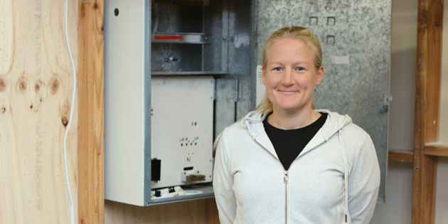 Kasey Smith, electrical pre-apprenticeship student