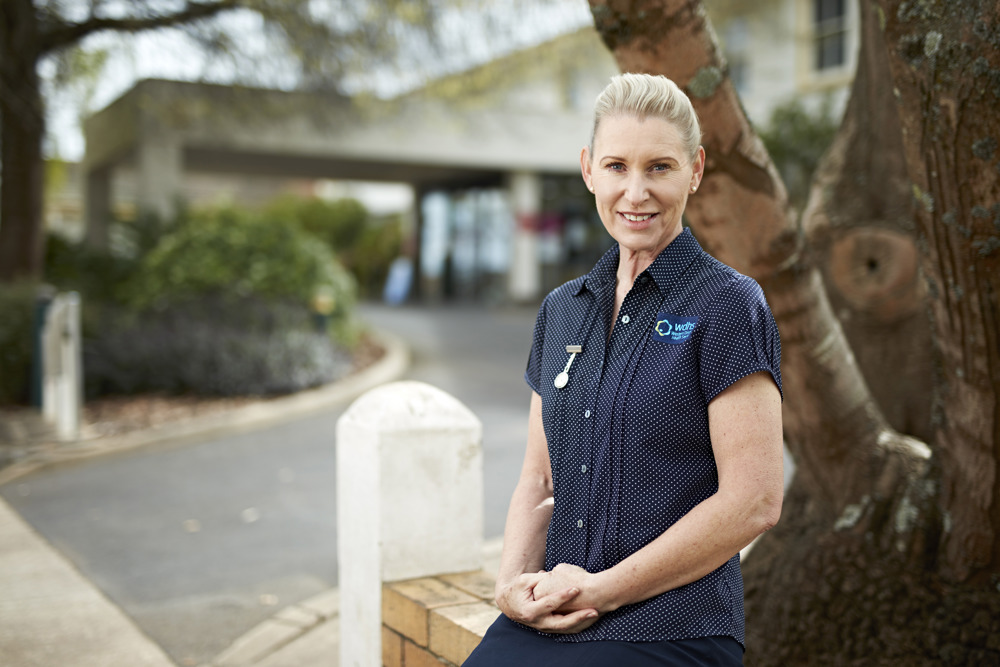 Brenda working Western District Health Service as an enrolled nurse.