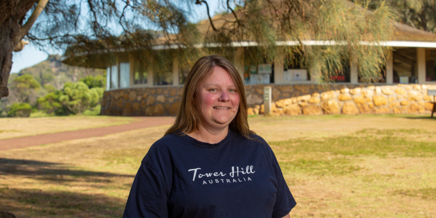 SWTAFE graduate Fiona Madden working at Tower Hill