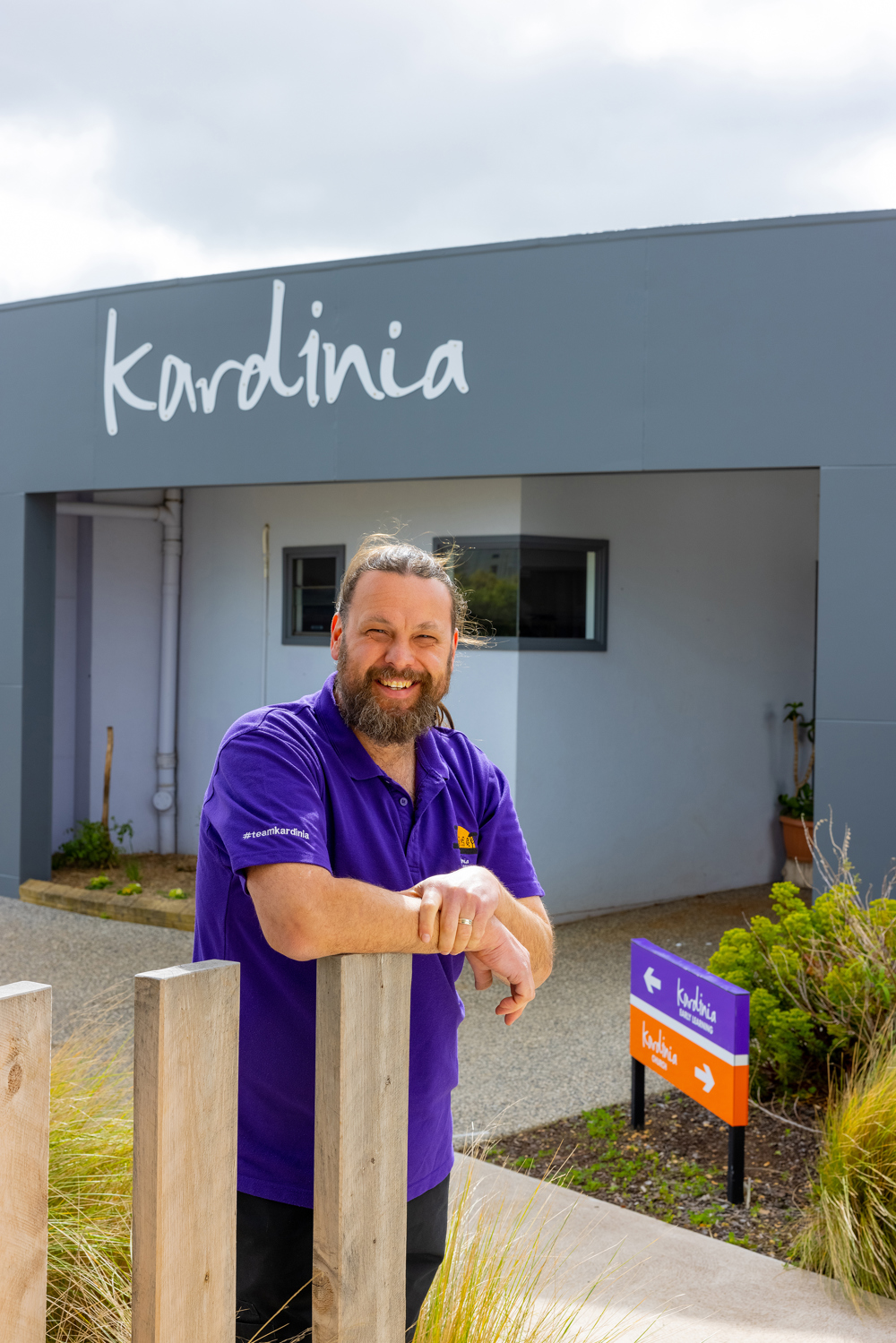 Ludwig working at Kardinia Early Childhood education centre