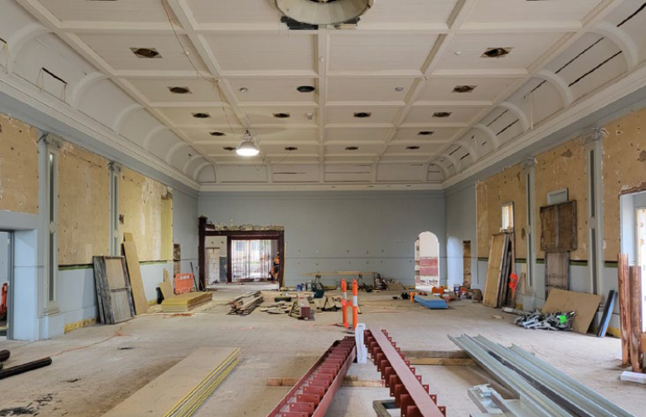 Learning And Library Hub construction site