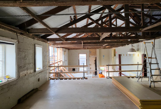 Learning And Library Hub construction site
