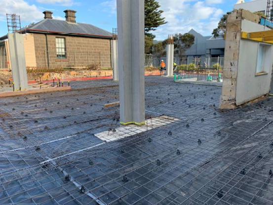 Learning And Library Hub construction site
