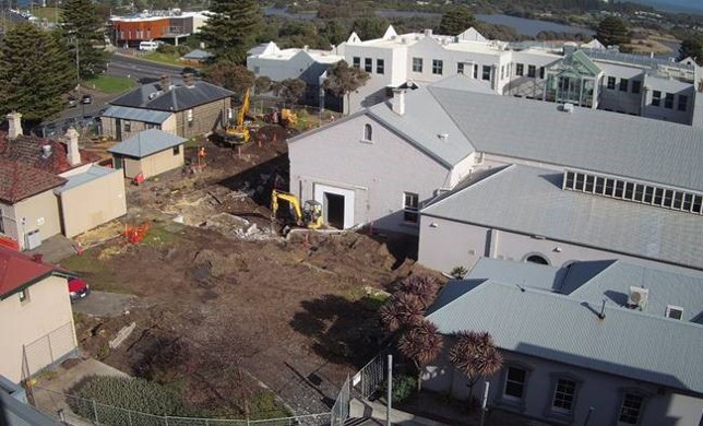 Learning And Library Hub construction site