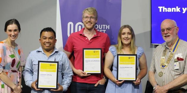 Carpentry apprentice Alexander MacKenzie has won this year’s Rotary Club of Warrnambool East First Year Apprentice Award.