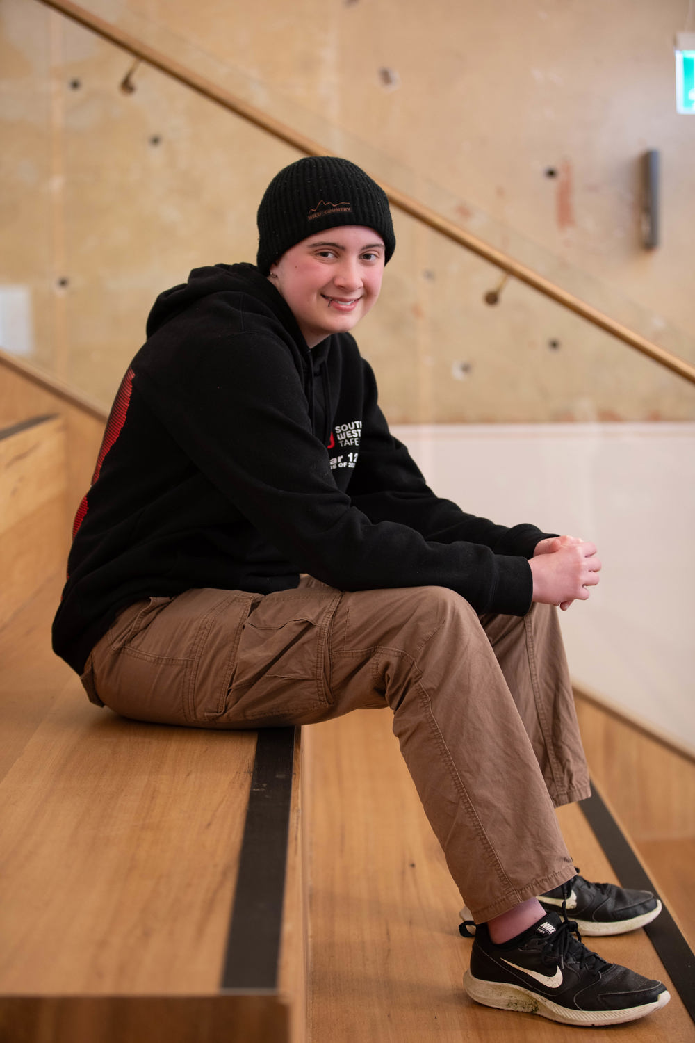 Arthur Breunig on a path towards a career in community services